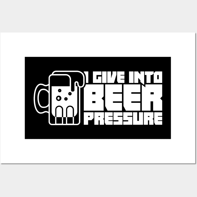 Beer Pressure | Funny Home Brew Graphic Wall Art by MeatMan